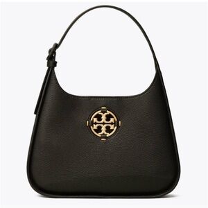 Tori Burch Black Leather Miller Bag